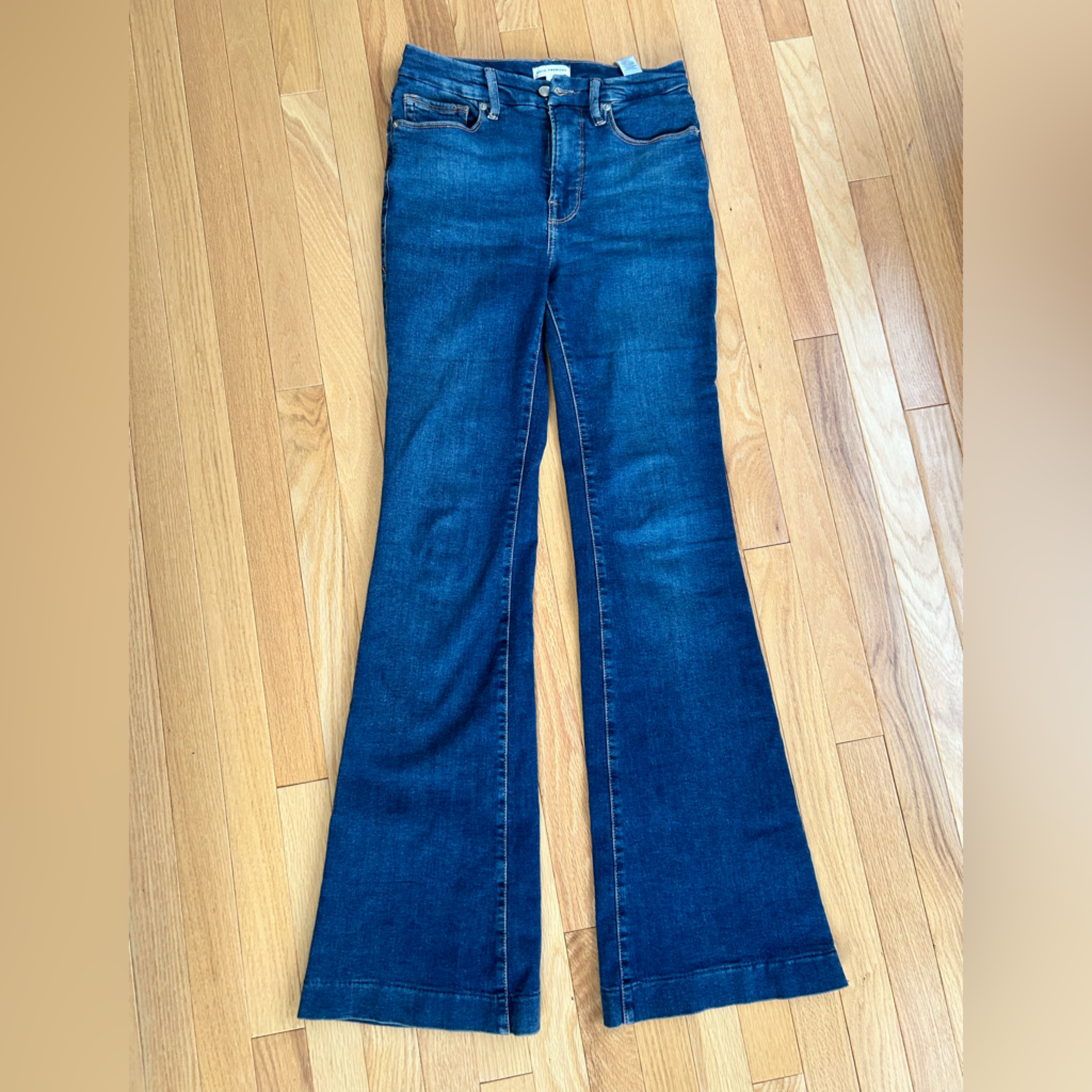 Good American Good Leg Flare Jeans